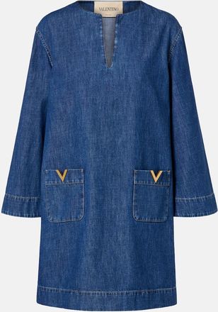 Valentino VGold chambray minidress