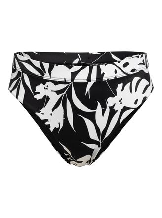 Roxy Bikini-Hose ROXY Printed Roxy Love The Shorey, Damen, Gr. M, US-Gr&ouml;ssen, schwarz-weiss (anthrazit surf trippin bico s), Obermaterial: 74% Nylon, 26% E