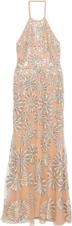 Elie Saab Sequin Embellished Maxi Dress