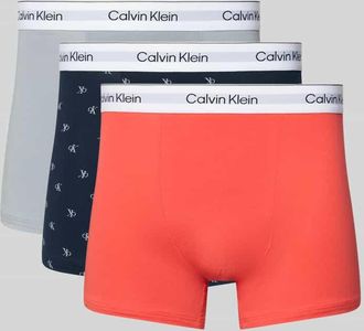 Calvin Klein Underwear Trunks aus Baumwoll-Mix im 3er-Pack in Hellgrau, Gr&ouml;&szlig;e XXL