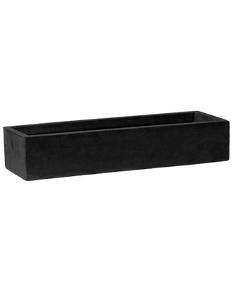 Creative Displays Inc. Pottery Pots Black Rectangular Planter