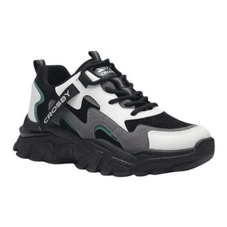 Crosby Schoenen, Dames, Veelkleurig, 40 EU, Leer, Fashion Sneakers