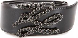Karl Lagerfeld Accessoires > Riemen - unisex - Riemen - Zwart - 85 CM - Accessoires