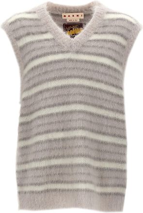 Marni Fuzzy Wuzzy Gilet Grigio-Uomo