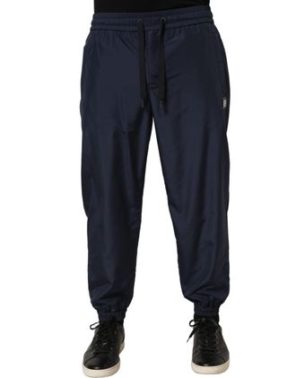 Dolce & Gabbana Polyester Joggers - Navy
