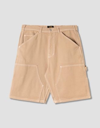 Stan Ray Womens Double Knee Short - Brown - Size: 12