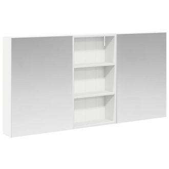 vidaXL Juego De Muebles De Ba&ntilde;o Con Estante 3 Pcs 140 X 14,5 X 70 Cm Vidaxl