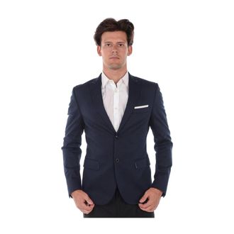 Daniele Alessandrini Heren, Jassen, Blauw, Maat: 2XL Katoen