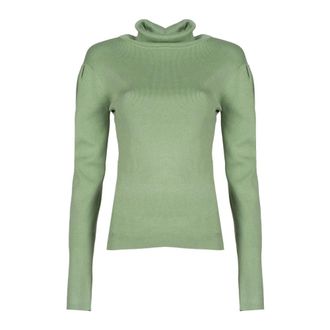 Silvian Heach Jersey de cuello alto - Knitwear - Mujer - Verde - M
