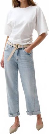 Pistola Denim Kacey Mid Rise Cuffed Boyfriend Jeans In Berkeley