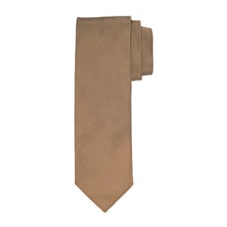 Profuomo Elegante Stropdas - Heren - Accessoires - Beige - Maat: ONE Size