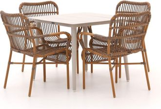 Intenso Furniture Intenso Parma/Sora 90cm dining tuinset 5-delig stapelbaar