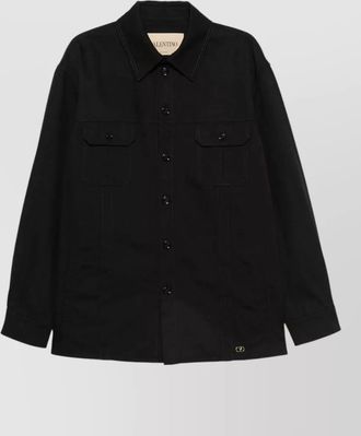 Valentino Garavani cotton shirt jacket