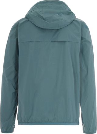 K-Way Mens Short Jacket Claude Green Mine Recycled Nylon