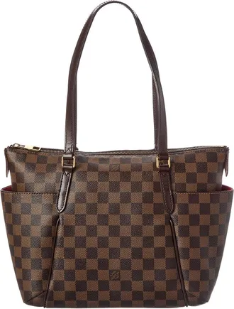 Louis Vuitton Brown Damier Ebene Coated Canvas Totally Pm (Authentic Pre-Loved)