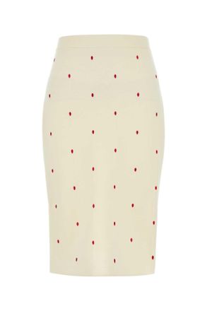 Bottega Veneta Geborduurde Katoenmix Rok