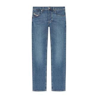 Diesel Straight Jeans, male, Blue, Size: W31 Trousers