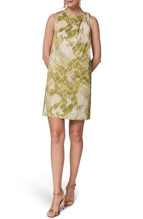 DKNY Abstract Print Shift Dress in Kiwi Multi at Nordstrom, Size 10