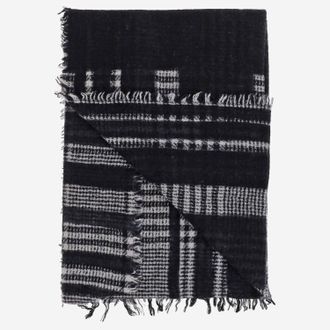 Faliero Sarti Womens Scarf Principy Cashmere-Blend Multicolour Scarfs