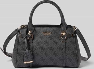 Guess Handtasche mit Logo-Muster Modell LEONA in Black, Gr&ouml;&szlig;e 1