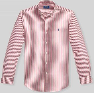 Polo Ralph Lauren Custom Fit Freizeithemd aus reiner Baumwolle in Bordeaux, Gr&ouml;&szlig;e XXL