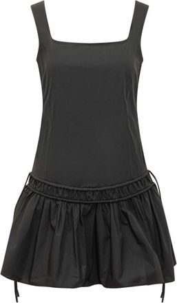 Pinko Black Square Neck Mini Dress