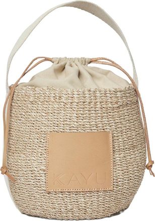 Kayu Mila Straw Bucket Bag