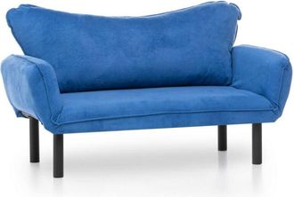 Dmora Divano letto 2 posti Aquilonis, Sof&agrave; trasformabile, Divanetto per ospiti, Poltrona letto contenitore, 150x65 h40 cm, Multicolore - Dmora