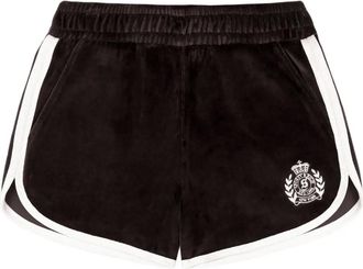 Sporty & Rich Shorts sportivi NY Crest con logo - Marrone