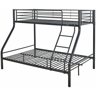 Habitat et Jardin Habitat Et Jardin - Litera Met&aacute;lica leo Incl. Somier - 90/140 X 190 Cm - Negro