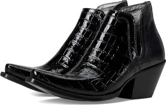 Ariat Dixon Cowboy Womens Boots Luxe Caviar Croc Print : 7.5 B - Medium, Leather