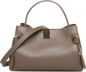 Yuzefi Gyoza leren kleine shopper - Beige