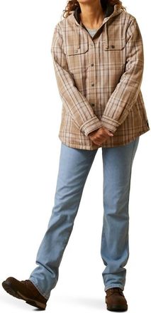 Ariat Rebar Flannel Jacket In Fossil