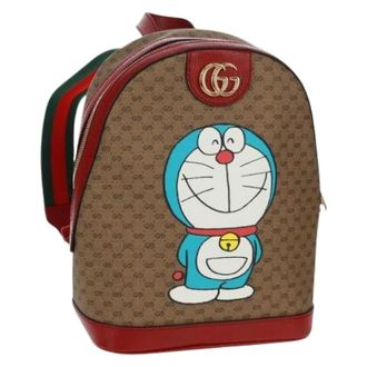 Gucci Pre-owned Backpacks, unisex, Brown, Size: ONE SIZE Pre-owned Plastic Backpack