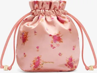 Ganni Shrimp Pouch in Printed Nylon