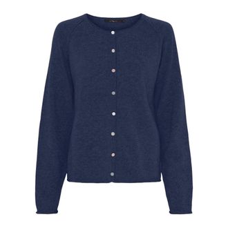 BTF-CPH Btfcph - Fijn gebreide kasjmier vest - Dames - Truien - Blauw - Maat: S Kasjmier