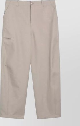 Givenchy tailored cotton trousers belt loops pockets