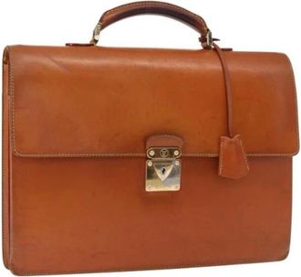 Louis Vuitton Pre-owned Vintage Handtas - Dames - Vintage Handtas - Bruin - ONE Size - Leer - Vintage