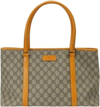 Gucci Pre-owned Tote Bags, female, Beige, Size: ONE SIZE Pre-owned Vintage Tote Bag