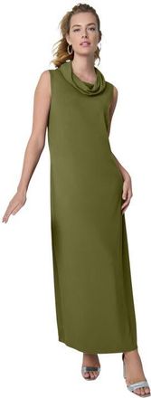 Jessica London Sleeveless Cowl Neck Maxi in Moss Green at Nordstrom, Size Medium