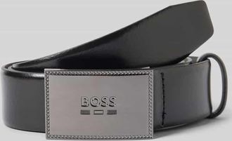 HUGO BOSS Lederg&uuml;rtel mit Pinschlie&szlig;e Modell JINKO_SZ35 in Black, Gr&ouml;&szlig;e 100
