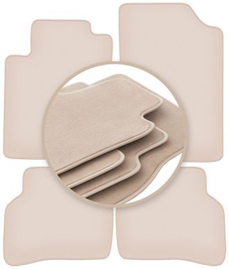 OEM Alfombrillas Beige Premium Para Mazda Mx-3 Coup&eacute; 1991-1998