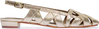 Bernardo Glinda Flat in Distressed Platinum at Nordstrom, Size 7.5