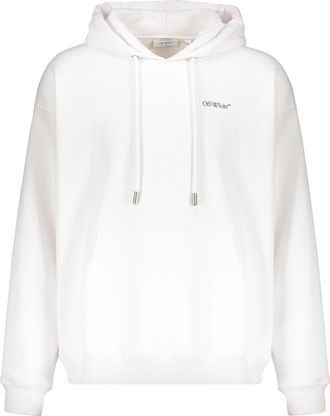 Off-white Sweatshirt White With Hood And Pocket