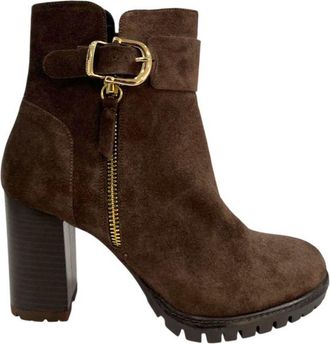 Borbonese Brown Leather Women Womens Boot