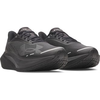 Under Armour UA Velociti Distance Running Shoe in Black /Metallic Gun Metal at Nordstrom, Size 10.5