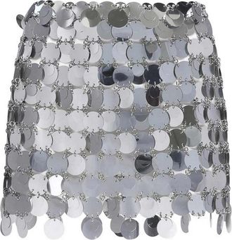 Paco Rabanne Mini Sequin Skirt