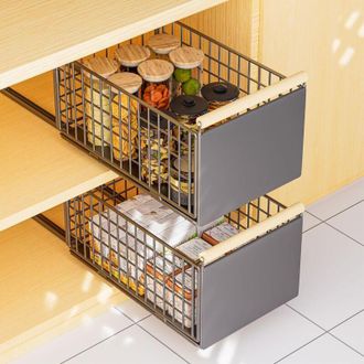 OEM Paquete De 2 Forros Adhesivos Deslizantes Para Cajones De Cocina, Bandejas Deslizantes Para Armarios De Cocina, Organizador De Armarios De Cocina, Org