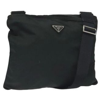 Prada Borsa a spalla vintage in nylon Pre-owned - - Pre-owned - Donna - Nero - ONE SIZE