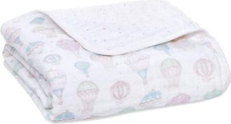 Aden + Anais Boutique 100% Organic Cotton Muslin Baby Blanket in Above The Clouds at Nordstrom